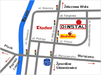 Mapa dojazdu